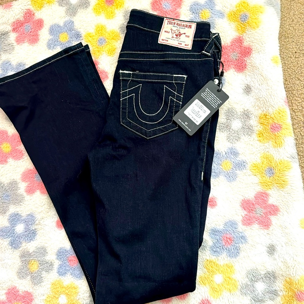 True Religion: Becca Mid Rise Bootcut Jeans